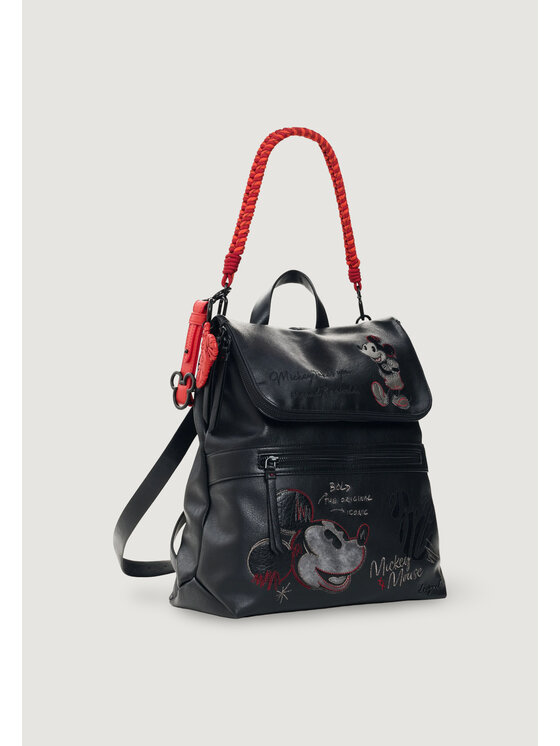 Desigual Desigual Plecak BACK_MICKEY FACE HAMPTON Czarny