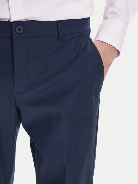Guess Guess Szövet nadrág M4YB01 WG9Z2 Sötétkék Slim Fit