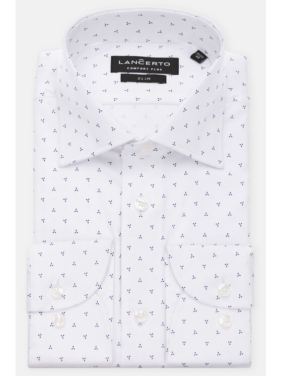 Lancerto Lancerto Koszula Denny KO073122000023 Biały Slim Fit