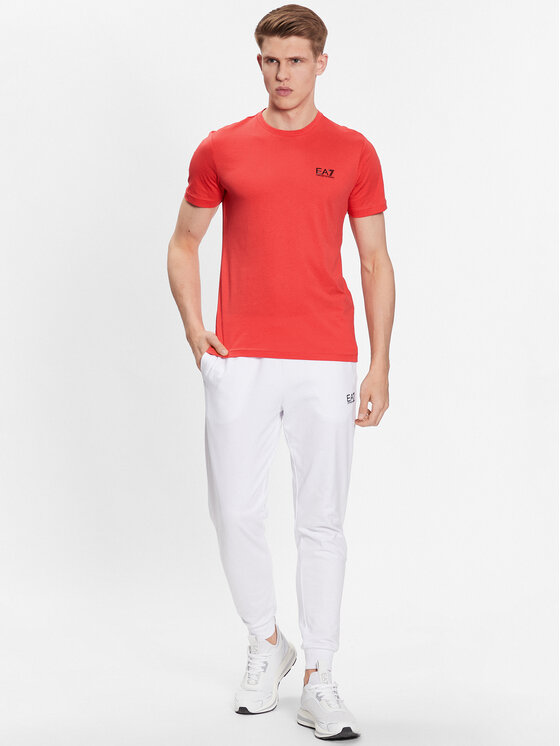 EA7 Emporio Armani EA7 Emporio Armani Tričko 8NPT51 PJM9Z 1480 Červená Regular Fit