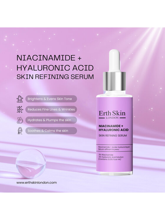 Erthskin London Erthskin London NIACINAMIDE + KWAS HIALURONOWY Serum