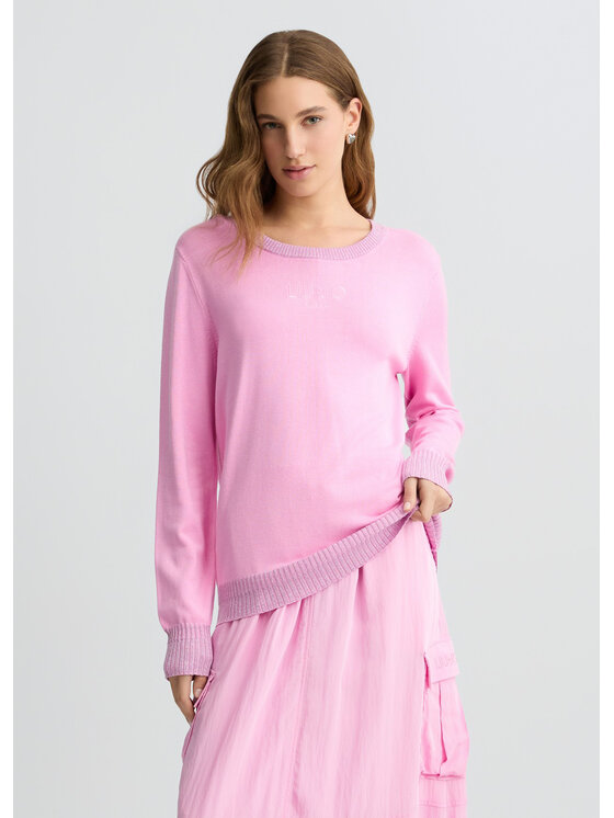Sweter, rozmiar XXL, Różowy, TA5060MS49IX0671