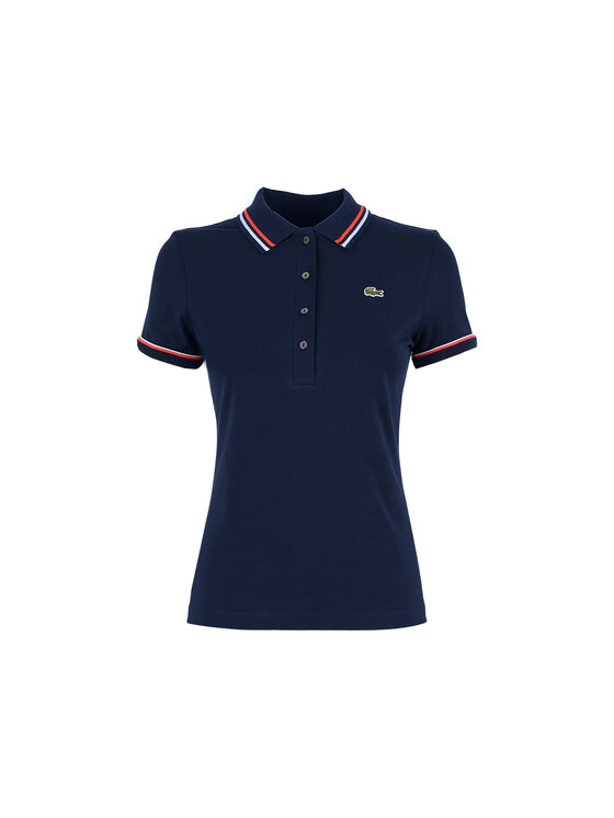 Lacoste Lacoste Polo DF9599-GWI Niebieski Regular Fit