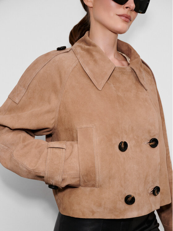 FAN LEATHER FAN LEATHER Kurtka skórzana JTLW876-50 Loose Fit