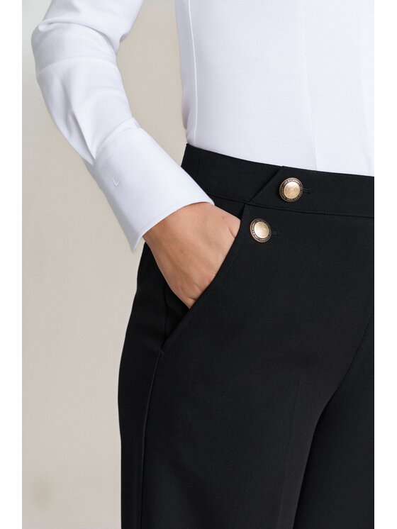 Lancerto Lancerto Spodnie materiałowe Cosmia SP073126000018 Czarny Wide Leg