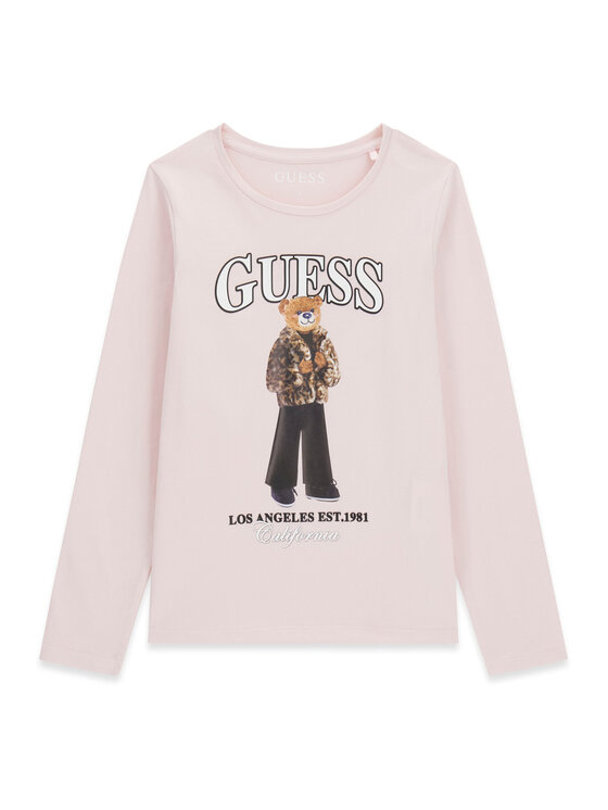 Guess Guess Блузка J6BI12 K5793 Світло-рожевий Regular Fit