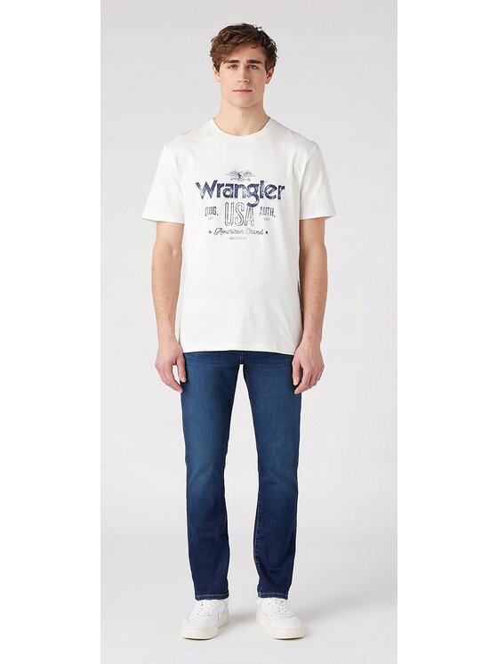 Wrangler Wrangler Jeansy Larston Niebieski Slim Fit