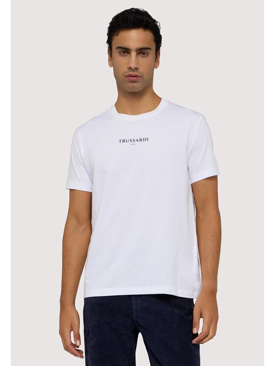 Trussardi Trussardi T-shirt G0308000054N001 Bianco Regular Fit