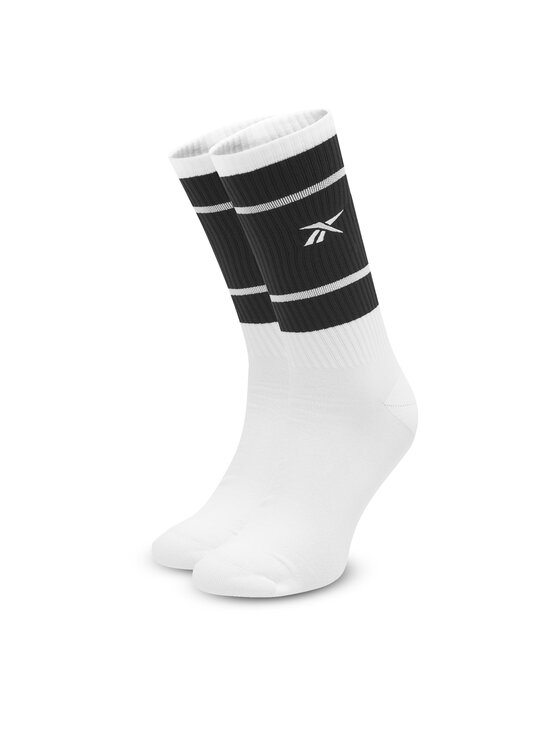 Reebok Augstas unisex zeķes CL Basketball Sock HC1906 Balts