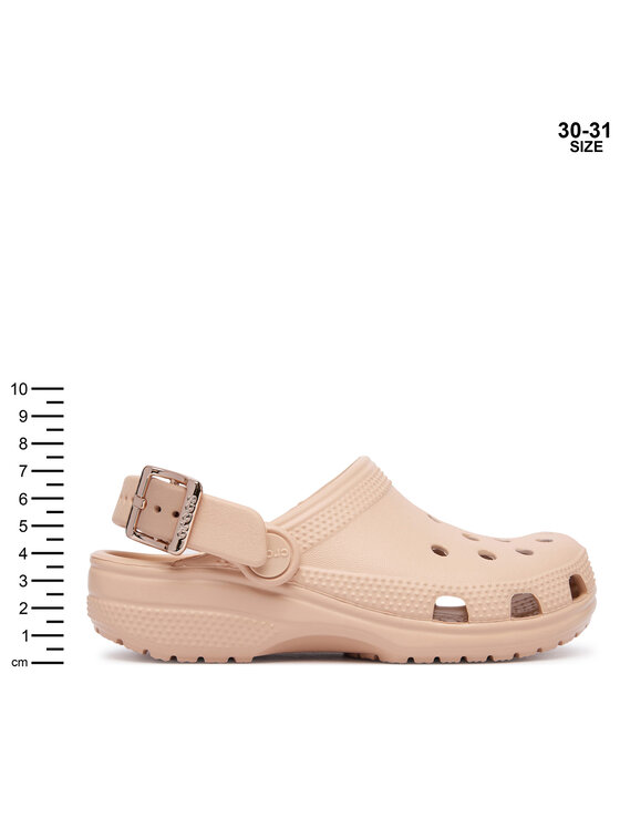 Crocs Crocs Şlapi Classic Metallic Buckle Clog K 214228 Bej