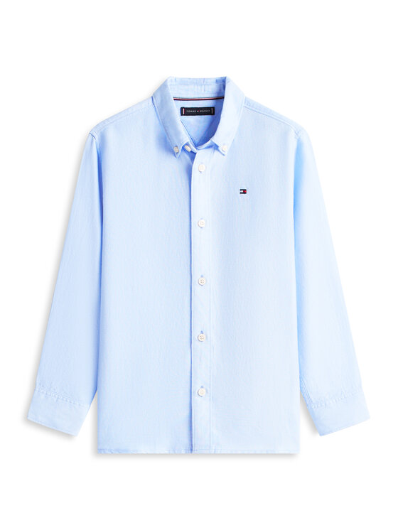 Tommy Hilfiger Tommy Hilfiger Košile KB0KB09550 Světle modrá Relaxed Fit