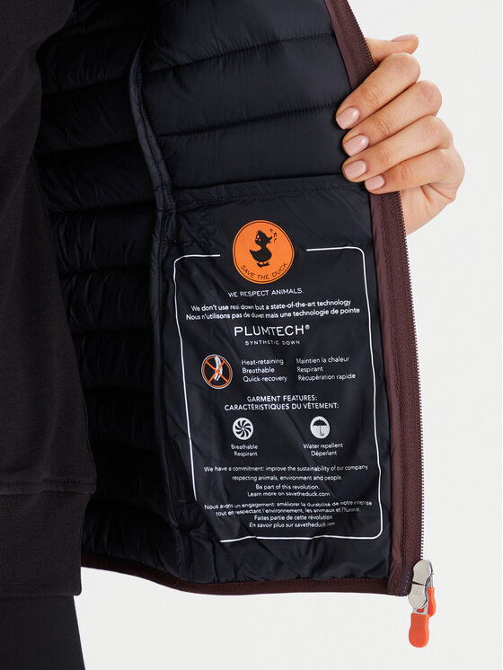 Save The Duck Save The Duck Prijelazna jakna D33620W GIGA21 Tamnocrvena Regular Fit