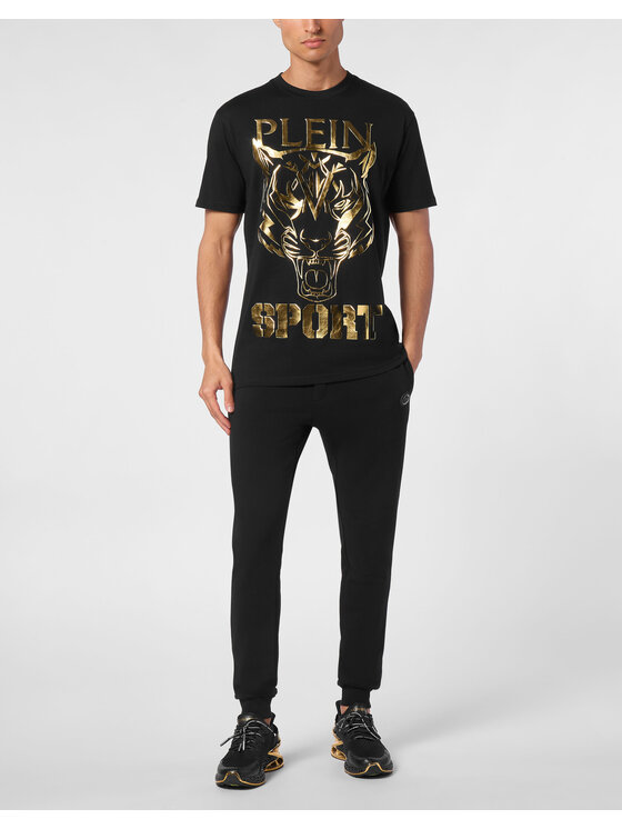 Plein Sport Plein Sport T-Shirt 10155 Czarny Regular Fit