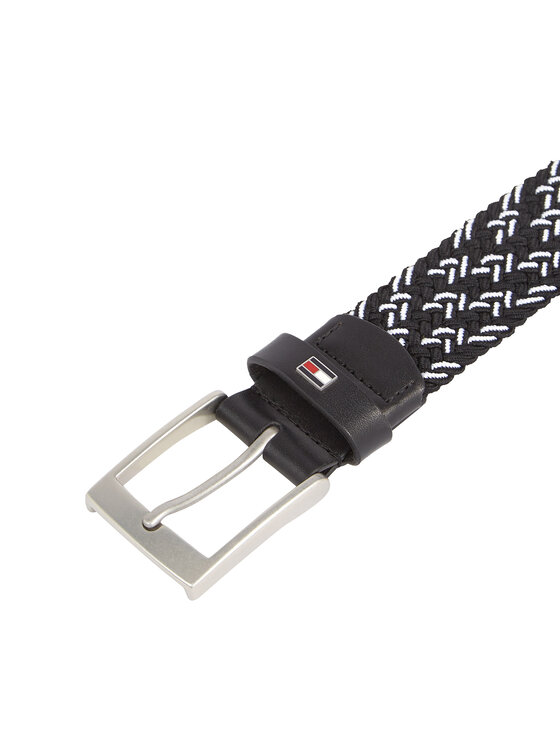 Tommy Hilfiger Tommy Hilfiger Чоловічий ремінь Adan 3.5 Elastic AM0AM12051 Чорний