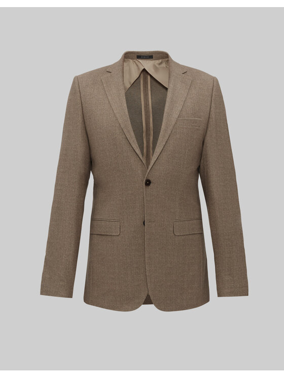 Borgio Borgio Marynarka jonadi Beżowy Slim Fit