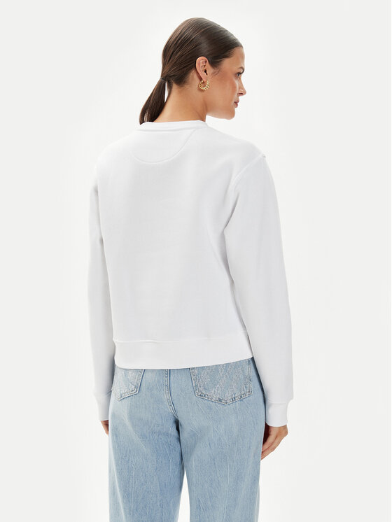 Guess Guess Μπλούζα W4YQ26 K9Z21 Λευκό Regular Fit
