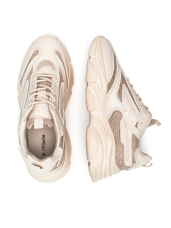 DeeZee DeeZee Sneakersy CEO-SK-MI27-1 Béžová