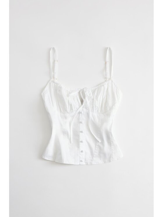 Guess Guess Top 182693 Bílá Classic Fit