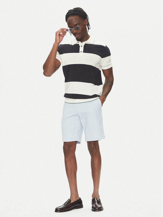 Tommy Hilfiger Tommy Hilfiger Szorty materiałowe Brooklyn MW0MW23563 Błękitny Regular Fit
