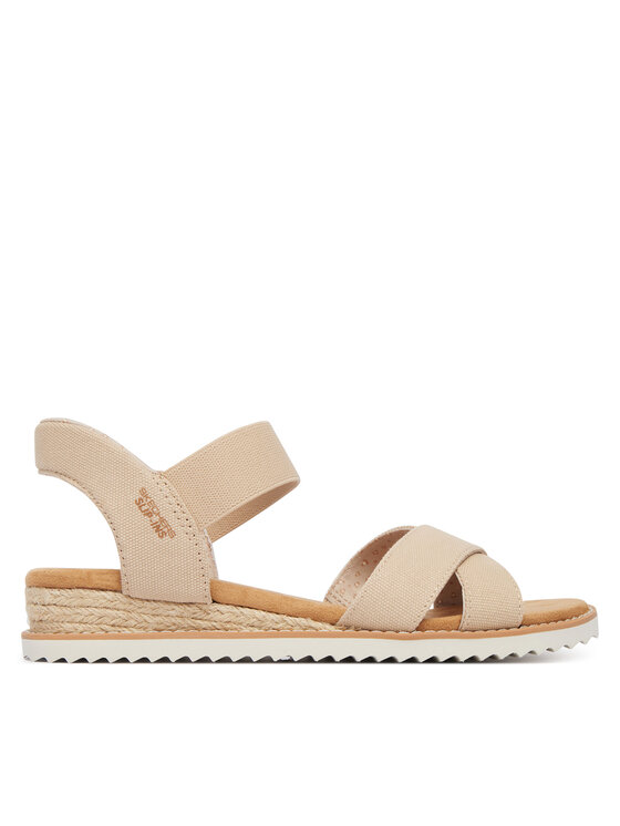 Skechers Skechers Sandali BOBS Desert Kiss - Golden Lily 114418/NAT Bež