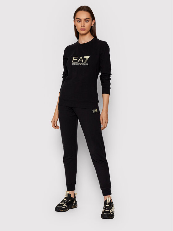 EA7 Emporio Armani EA7 Emporio Armani Majica dugih rukava 8NTM35 TJCQZ 0200 Crna Regular Fit