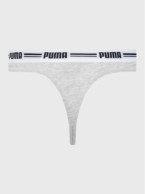 Puma Puma Komplet 2 par stringów 907854 Szary