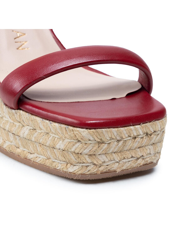 Stuart Weitzman Stuart Weitzman Espadrilės Nudist Espadril Wedge S0996 Raudona