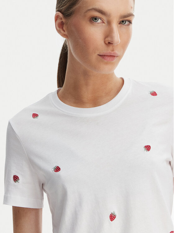 ONLY ONLY T-Shirt Ketty 15288473 Weiß Regular Fit