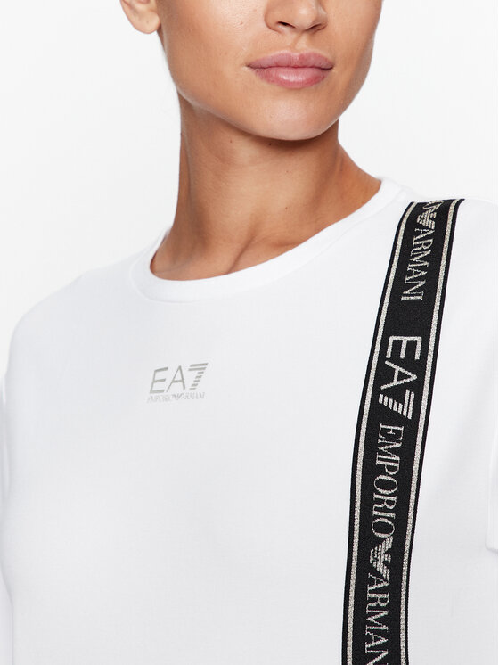 EA7 Emporio Armani EA7 Emporio Armani Džemperis 6RTM25 TJKWZ 1100 Balta Regular Fit