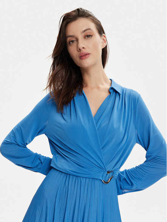 Marella Marella Sukienka codzienna Evelin 2413621011 Niebieski Regular Fit