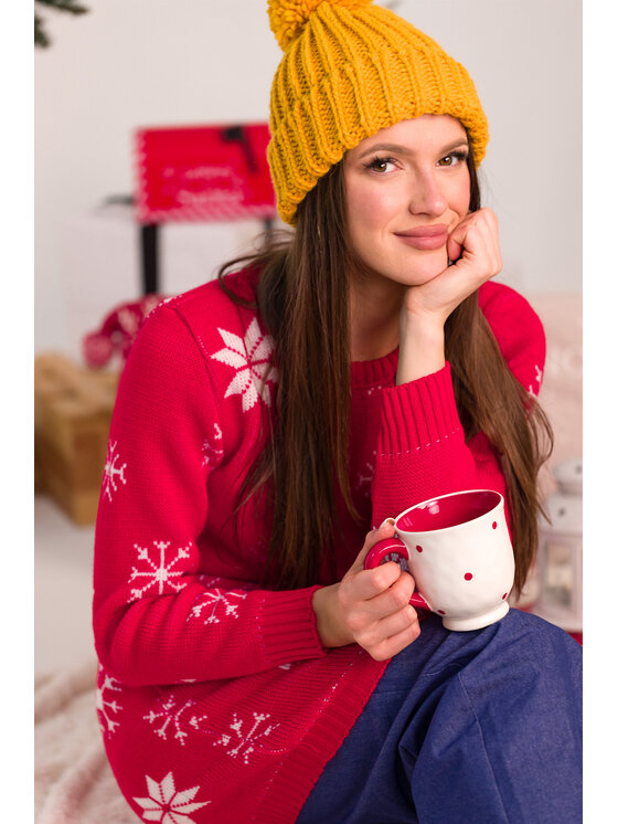 Made of Emotion Made of Emotion Maglione MXS11 Rosso Comfort Fit
