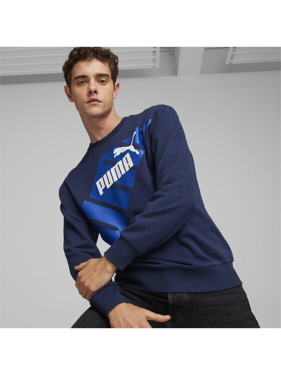 Puma Puma Bluza 678961 Niebieski Regular Fit