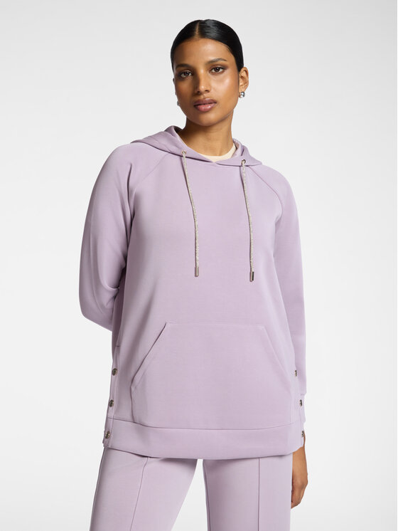Elena Mirò Elena Mirò Felpa G879Z000532N0F9 Viola Regular Fit