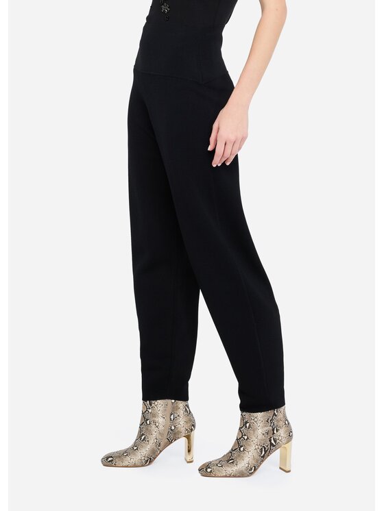 Liu Jo Liu Jo Pantaloni di tessuto CF5036MS55N22222 Nero Regular Fit