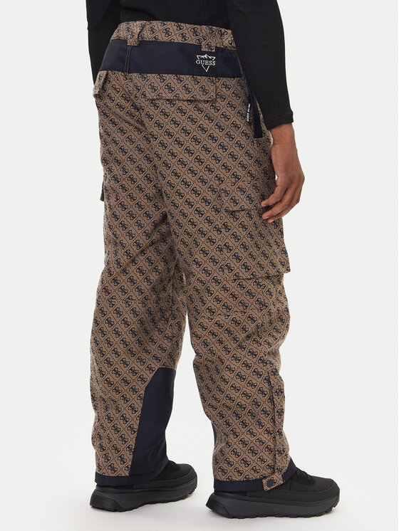 Guess Guess Гірськолижні штани M5BB77 WF182 Коричневий Regular Fit
