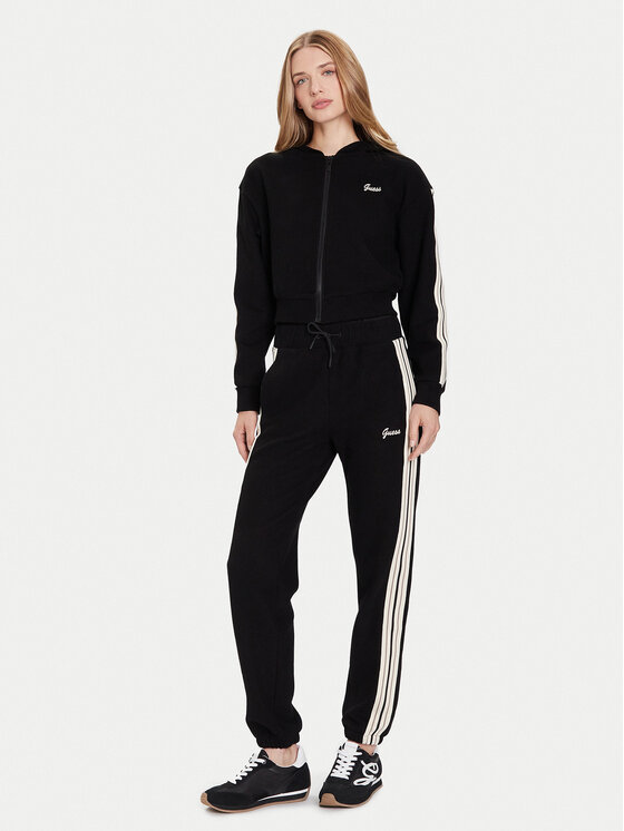 Guess Guess Mikina V5BQ17 KCX52 Černá Regular Fit