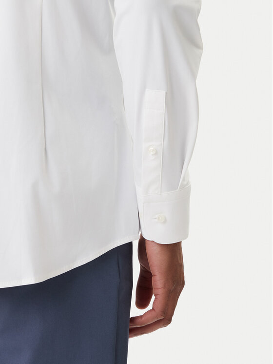 BOSS BOSS Koszula P-Hank 50555747 Biały Slim Fit