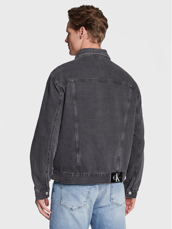 Calvin Klein Jeans Calvin Klein Jeans Džínsová bunda J30J322767 Sivá Regular Fit
