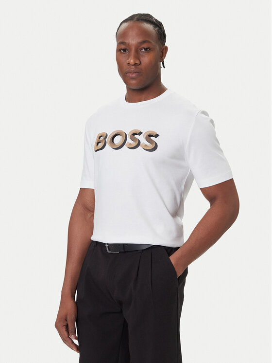 BOSS BOSS T-shirt H-Thompson 656 50551902 Bianco Regular Fit