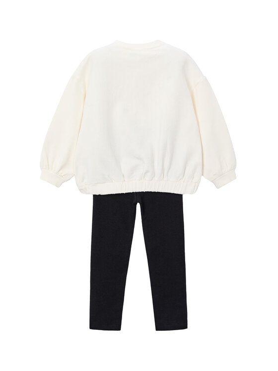 Mayoral Mayoral Set Sweatshirt und Leggings 4720 Beige Regular Fit