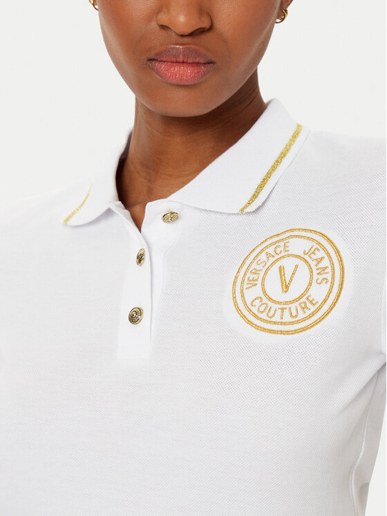 Versace Jeans Couture Versace Jeans Couture Polo 78HAGT00 Bijela Regular Fit