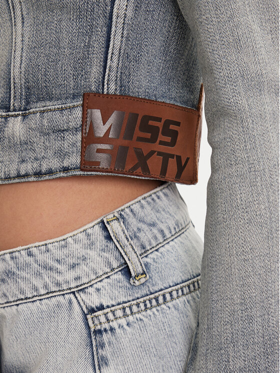 Miss Sixty Miss Sixty Geacă de blugi 6S1WJ50100 Albastru Slim Fit