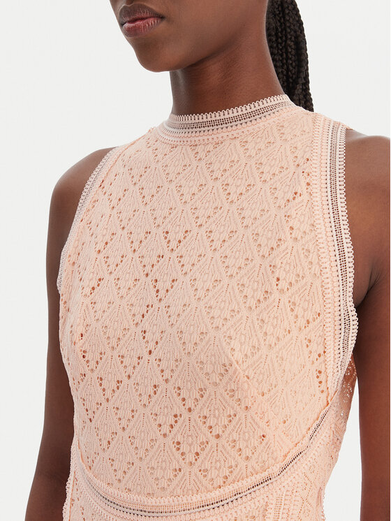 Guess Guess Letné šaty W6GK16 K2953 Oranžová Slim Fit