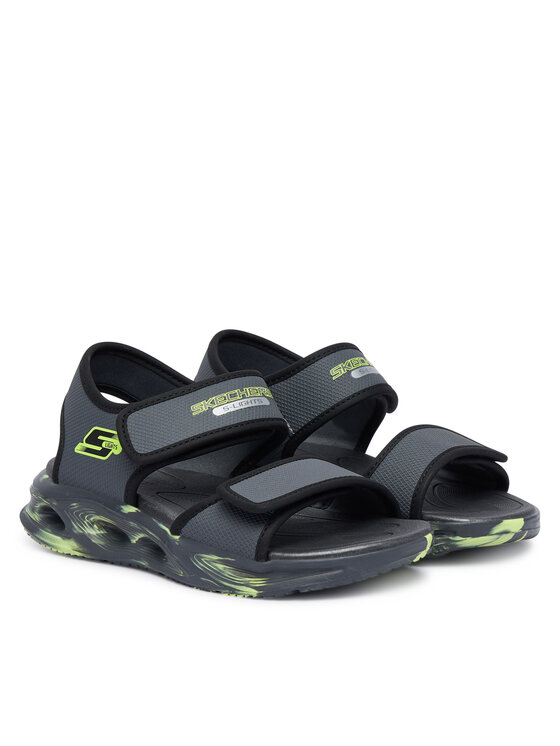 Skechers Skechers Basutės Sola Glow Sandal 407032L/CCBK Pilka