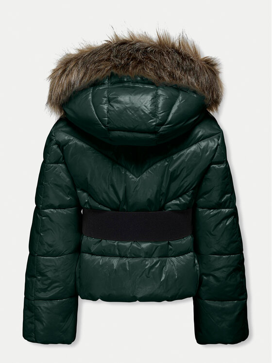 Kids ONLY Kids ONLY Zimska jakna 15324041 Zelena Regular Fit