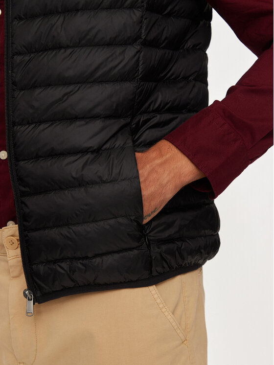 Jott Jott Γιλέκο Tom P000MDOW04 Μαύρο Slim Fit