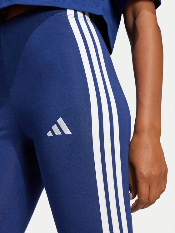 adidas adidas Legginsy Essentials 3-Stripes JE0067 Granatowy Slim Fit