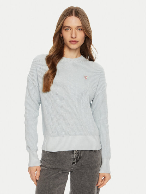 Guess Jeans Guess Jeans Sweater W4BR08 Z3HM1 Kék Regular Fit