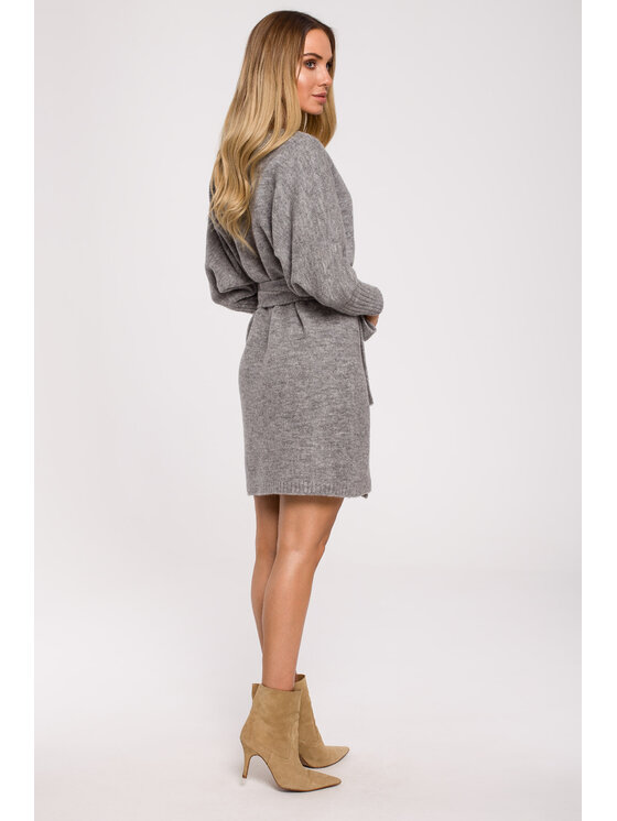 Made of Emotion Made of Emotion Vestito di maglia M631 Grigio