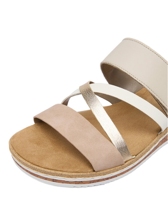 Rieker Rieker Pantoletten CEO-V3652-94 Hellbeige